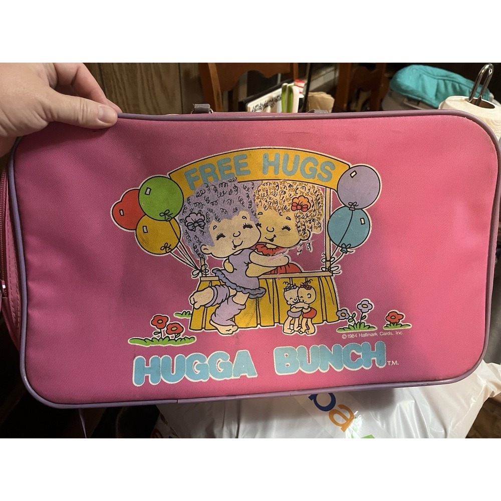 Hugga Bunch Vintage‎ 1984 Hallmark Lanco Children's Handbag Suitcase 18"x12"x5"